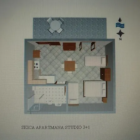 Apartmán In With Sea View, Balcony, Air Conditioning, Wifi 88-2 Lokva Rogoznica